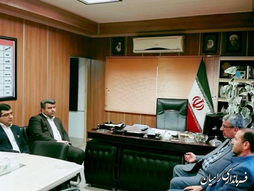 دیدار مدیرکل آموزش و پرورش استان گلستان با فرماندار شهرستان رامیان