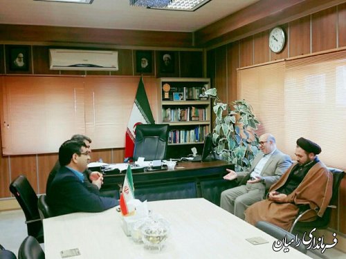  دیدار رئیس جدید اداره کمیته امداد حضرت امام خمینی (ره) با فرماندار شهرستان رامیان