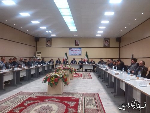 جلسه کارگروه فرهنگی و اجتماعی شهرستان رامیان تشکیل شد
