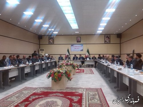 جلسه شورای هماهنگی مبارزه با مواد مخدر شهرستان رامیان تشکیل شد