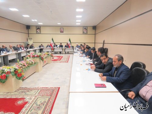 جلسه کارگروه فرهنگی و اجتماعی شهرستان رامیان برگزار شد
