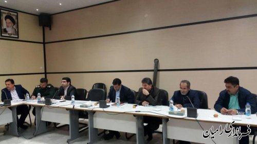جلسه شورای هماهنگی مدیریت بحران شهرستان رامیان برگزار شد