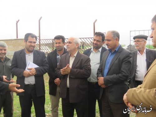 فرماندار شهرستان رامیان از شهر خان ببین و بخش فندرسک بازدید نمودند