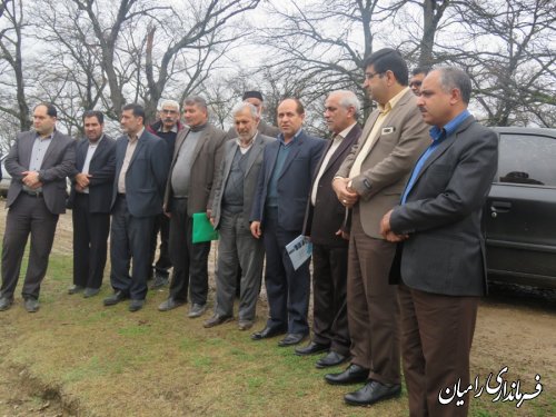 فرماندارشهرستان رامیان از شهر خان ببین وبخش فندرسک بازدید نمودند