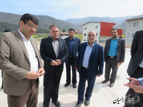 دیدار مهندس محبوبی مدیرکل راه و شهرسازی استان گلستان با فرماندار شهرستان رامیان