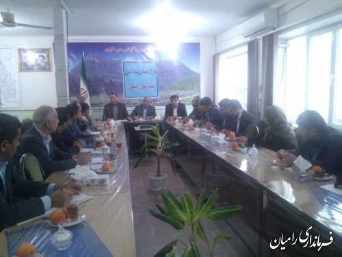جلسه شوراي آموزش و پرورش و شوراي پشتيباني  سوادآموزي شهرستان راميان برگزار شد