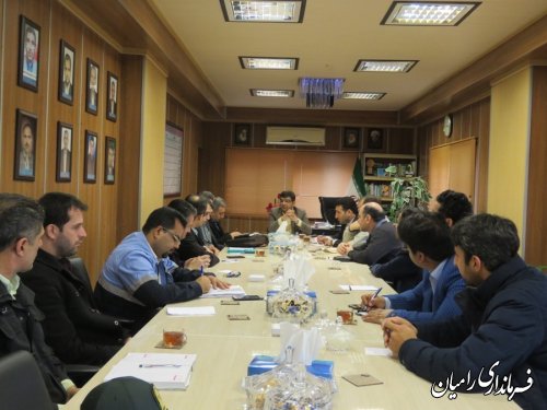 جلسه کمیته ارزیابی عملکرد و پاسخگویی به شکایات ستاد هماهنگی خدمات سفر شهرستان رامیان
