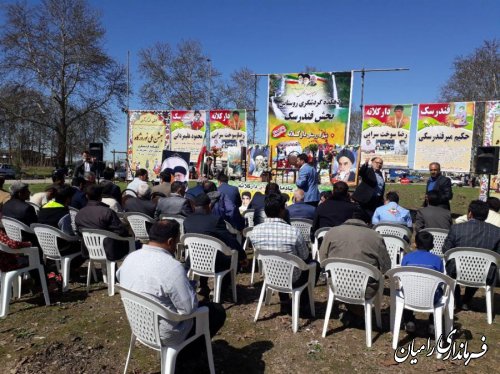 افتتاح دهکده گردشگری روستایی بخش فندرسک در روستای دارکلاته