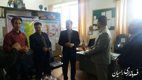 بازدیدمدیرکل اموراجتماعی فرهنگی استانداری گلستان ازبخش فندرسک شهرستان رامیان