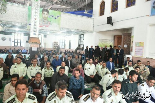 مراسم گرامیداشت اولین سالگرد شهید مدافع وطن معین بیانی