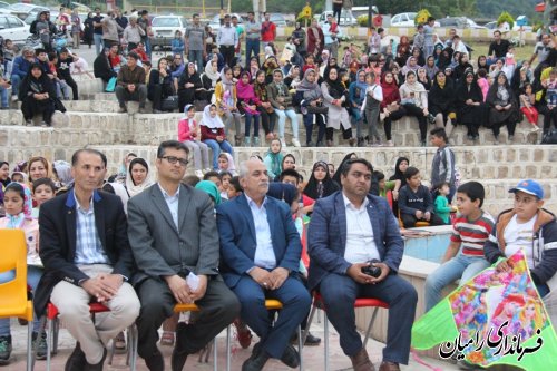 ششمین جشنواره پرواز بادبادک ها درشهر رامیان برگزار گردید