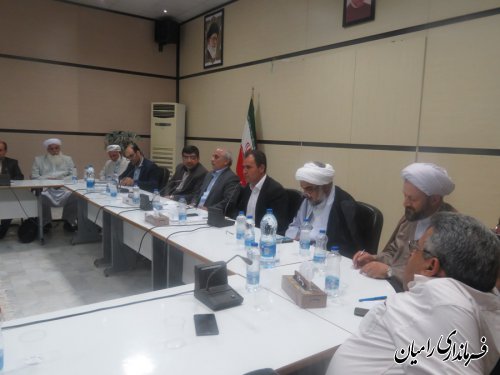 جلسه اضطراری وضعیت بحرانی آب و هوایی درشهرستان رامیان