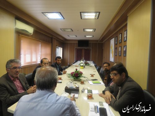 دیدار مدیر کل آموزش وپرورش ونوسازی مدارس استان با فرماندار رامیان