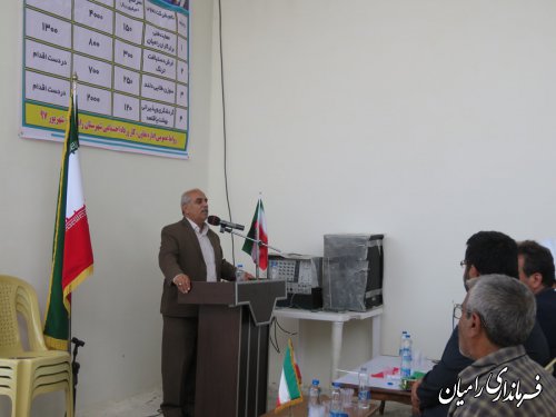 مراسم افتتاح متمرکز طرح های تعاونی ،نمایشگاه توانمندیهای بخش تعاون شهرستان رامیان برگزار شد