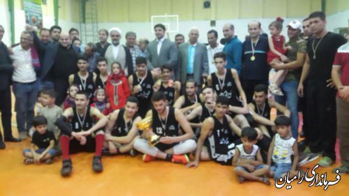 تیم بسکتبال جوانان گلستان به مقام قهرمانی مسابقات بسکتبال جوانان کشور دست یافت