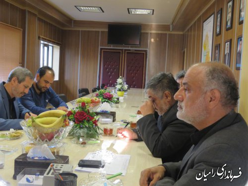 اولین جلسه تعیین اعضای هیئت امنا پیگیر بیمارستان شهدای شهرستان رامیان 