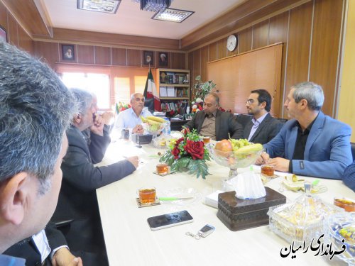 اولین جلسه تعیین اعضای هیئت امنا پیگیر بیمارستان شهدای شهرستان رامیان برگزار شد