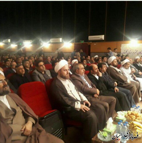حضور فرماندار رامیان در مراسم گرامیداشت روز مجلس شورای اسلامی