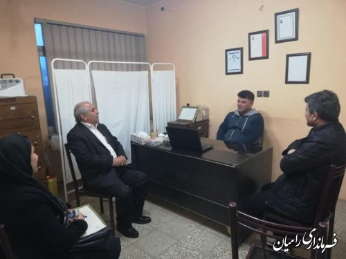 بازدید فرماندار رامیان از مراکز سرپایی ترک اعتیاد شهرستان رامیان 