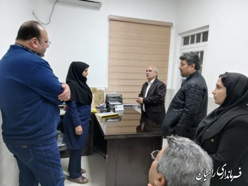 بازدید فرماندار رامیان از مراکز سرپایی ترک اعتیاد شهرستان رامیان 