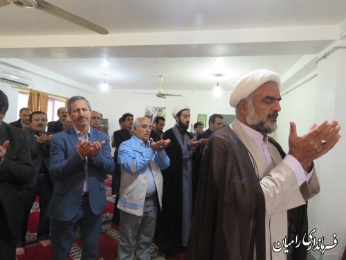 جلسه شورای اقامه نماز شهرستان رامیان برگزار گردید