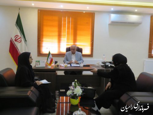 ملاقات عمومی و چهره به چهره فرماندار رامیان  بامردم شریف شهرستان رامیان برگزار گردید