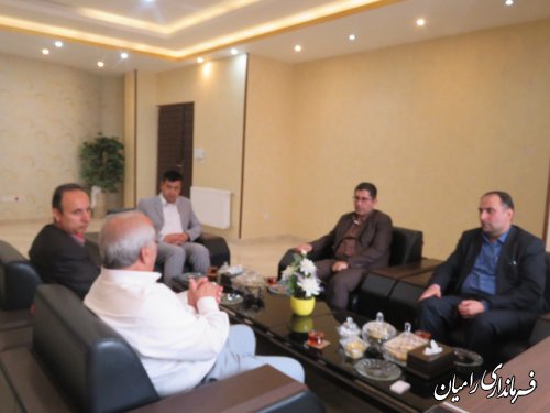 مدیر کل ثبت اسناد استان گلستان با فرماندار رامیان دیدار و گفتگو کردند