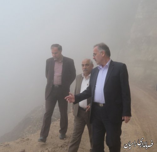 بازدید رئیس سازمان مدیریت و برنامه ریزی استان گلستان و هیات همراه از شهرستان رامیان