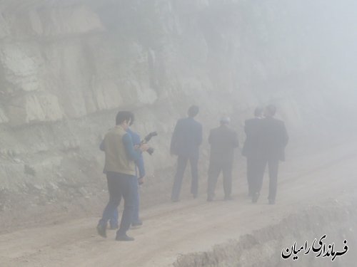 بازدید رئیس سازمان مدیریت و برنامه ریزی استان گلستان و هیات همراه از شهرستان رامیان