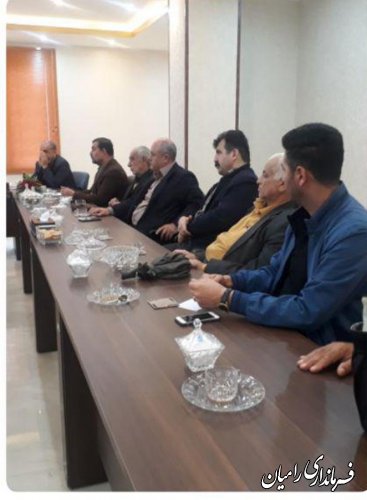 جلسه بررسی مسائل و مشکلات مرغداران شهرستان رامیان  با حضور فرماندار رامیان برگزار گردید