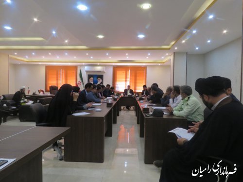 کارگروه فرهنگی و اجتماعی شهرستان رامیان برگزار گردید