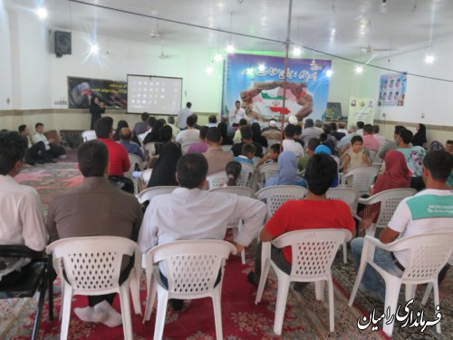 بمناسبت هفته مبارزه با سوء مصرف و قاچاق مواد مخدر همایشی تحت عنوان" همه با هم برای سلامت جامعه"  در شهرستان رامیان برگزار گردید