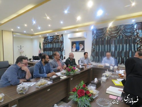 جلسه هماهنگی و برنامه ریزی دهه کرامت (زیرسایه خورشید) شهرستان رامیان برگزار گردید