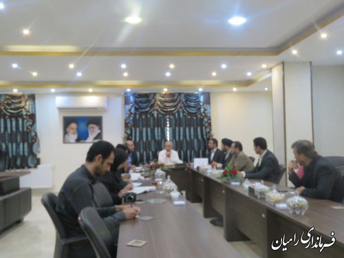جلسه شورای برنامه ریزی شبکه شهرهای خلاق فرهنگ وهنر شهرستان رامیان برگزار گردید.