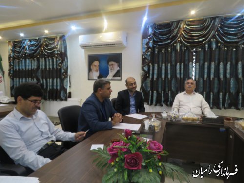 جلسه شورای برنامه ریزی شبکه شهرهای خلاق فرهنگ وهنر شهرستان رامیان برگزار گردید