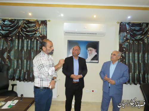 فرماندار رامیان  به مناسبت هفته خبرنگار از خبرنگار فعال صدای گلستان تقدیر کردند