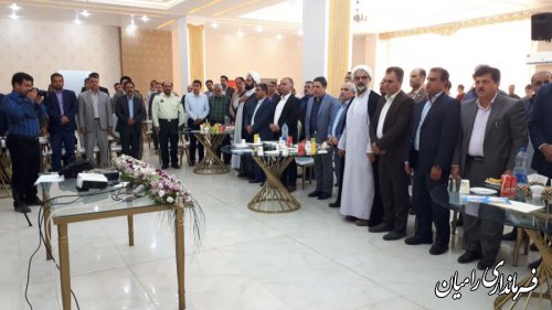 آیین افتتاح متمرکز 131 پروژه عمرانی،اقتصادی و اشتغالزایی شهرستان رامیان در هفته دولت برگزار گردید