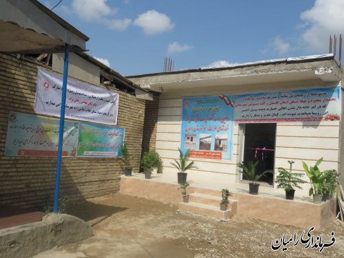 آیین بهره برداری از اولین واحدمسکونی احداثی ناشی از خسارات سیل در رامیان