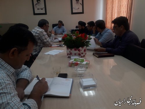 جلسه شورای هماهنگی ثبت احوال شهرستان رامیان برگزار گردید
