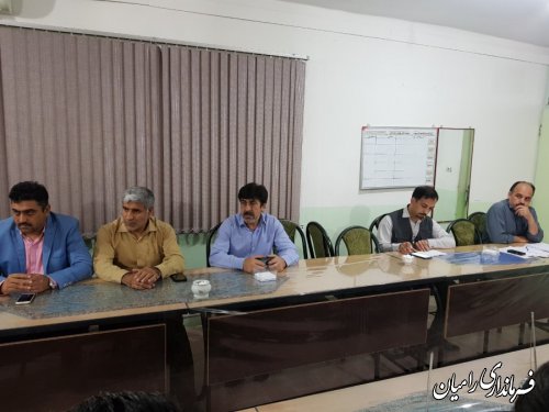 جلسه شورای آموزش وپرورش شهرستان رامیان برگزار گردید