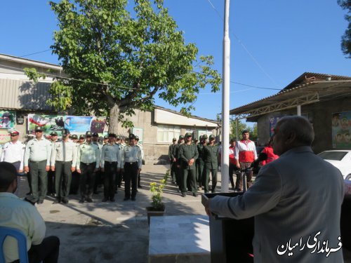 صبحگاه مشترک نیروهای انتظامی ونظامی به مناسبت هفته نیروی انتظامی برگزار گردید