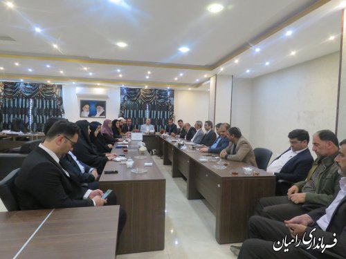 جلسه انجمن کتابخانه های عمومی شهرستان رامیان برگزار گردید