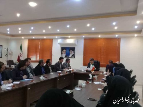تشکیل ستاد انتخابات مرکز حوزه انتخابیه شهرستان رامیان
