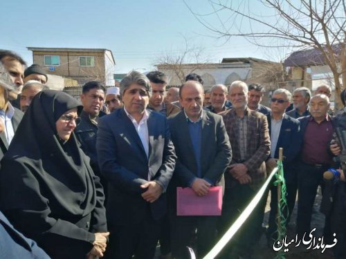  افتتاح شبکه توزیع و نصب انشعابات روستای سعدآباد فندرسک با حضور مسئولین استانی و شهرستانی