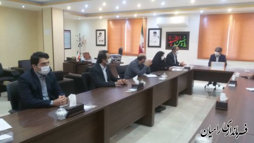 برگزاری جلسه کارگروه پسماند شهرستان رامیان به ریاست فرماندار