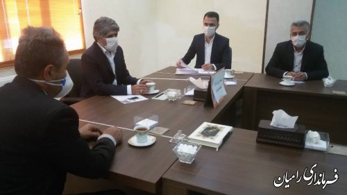 جلسه شورای ترافیک شهرستان رامیان برگزار گردید