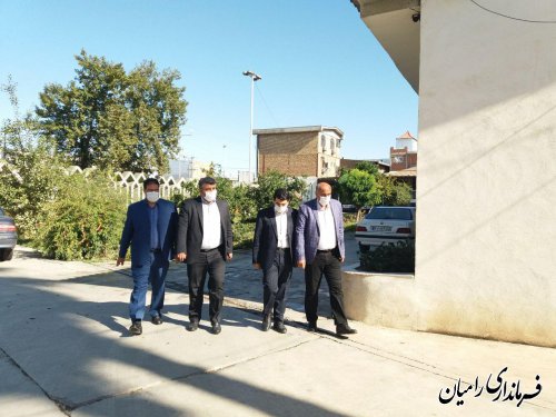 بازدید فرماندار رامیان از شهرداری و شورای شهر خان ببین