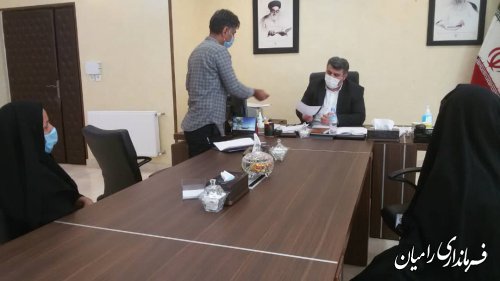 ملاقات عمومی فرماندار رامیان با مردم شریف شهرستان برگزار گردید