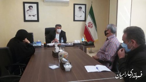 ملاقات عمومی فرماندار رامیان با مردم شریف شهرستان برگزار گردید