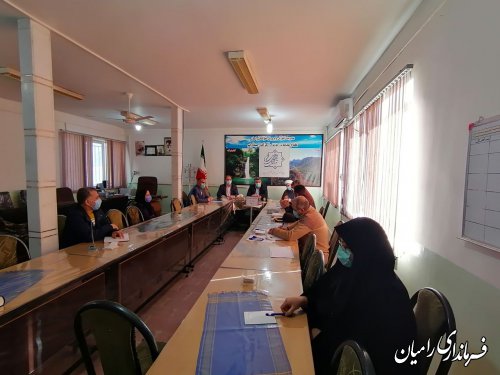 برگزاری جلسه شورای آموزش و پرورش شهرستان رامیان